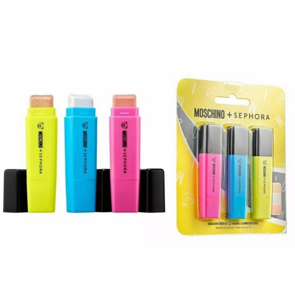MOSCHINO x SEPHORA LIMITED ED. COLLABORATION: Highlighter Trio Set—NWT